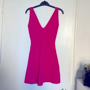 Stunning Raspberry knit dress